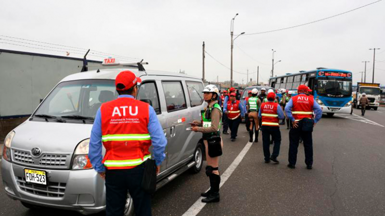ATU: Unidades de transporte público no prestarán servicio hoy martes 5 de abril