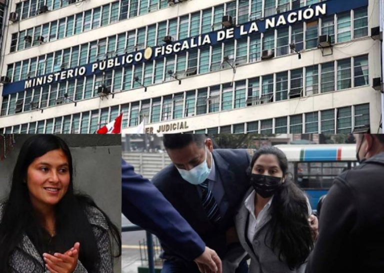 Yenifer Paredes se presentó a la sede de la fiscalía para colaborar con la investigación preliminar