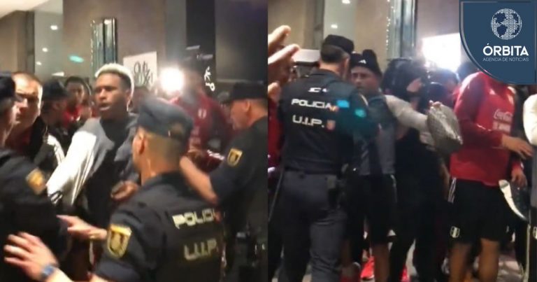 Jugadores de la selección peruana son agredidos por policías españoles