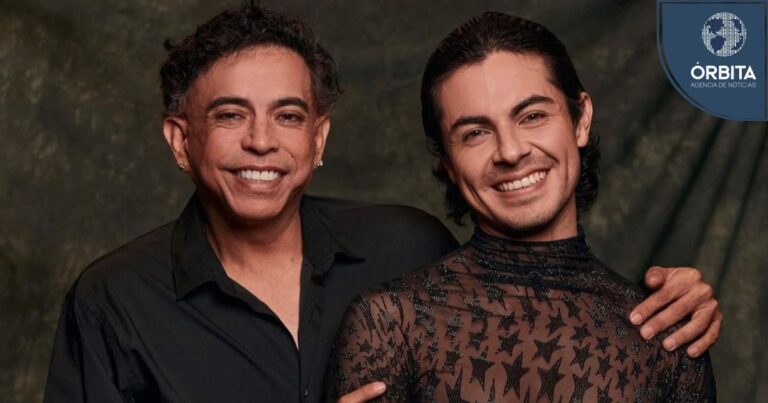 Chola Chabuca se emocionó al estar frente al actor que lo representará en su película