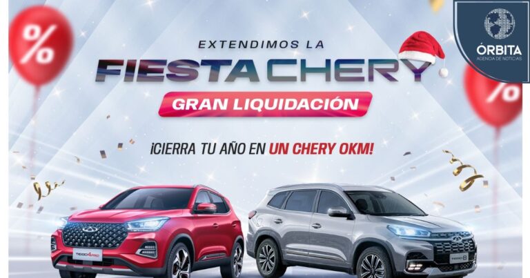 La Fiesta Chery: Gran liquidación de Chery por fin de año incluirá bonos de hasta $5,500 o S/.20,900