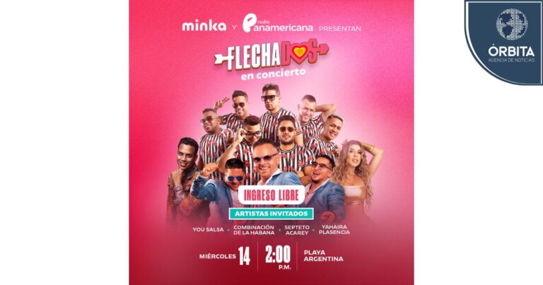 “Flechados en concierto” llega este san valentín gracias a Minka y Radio Panamericana