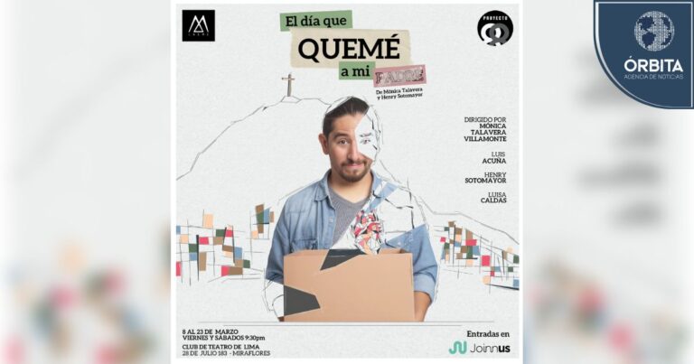 Próximo estreno de la obra de autoficción “El día que quemé a mi padre”