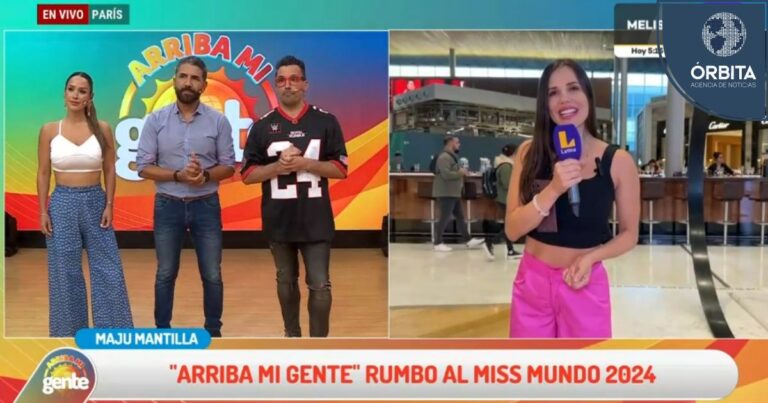 «Arriba Mi Gente»: Maju Mantilla rumbo a la India para cubrir la Gala Del Miss Mundo 2024