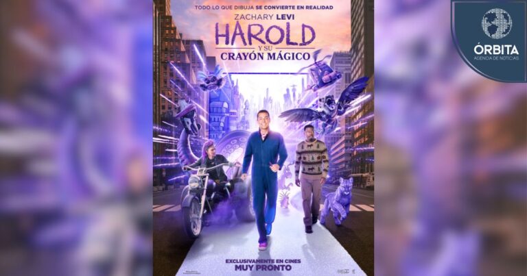 “Harold y su Crayón Mágico”: Sony acaba de lanzar el afiche oficial con Zachary Levi