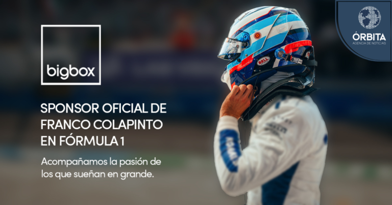 Bigbox acompaña a Franco Colapinto en la Fórmula 1