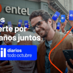 Entel celebra 10 años en el país y premiará a 31 ganadores con S/10 mil cada uno durante todo octubre