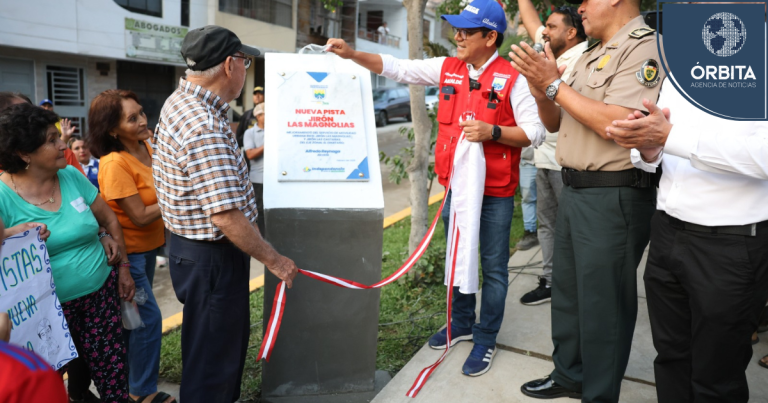 Independencia: inauguran pista que beneficiará a 83 mil personas en El Ermitaño