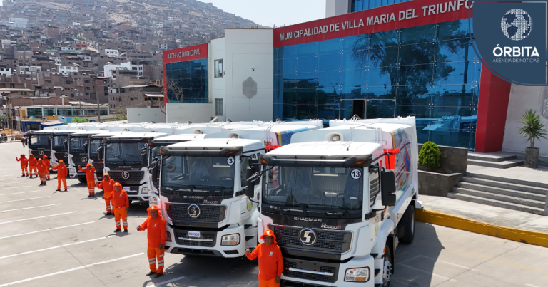 VMT adquiere flota de 15 camiones compactadoras para reforzar limpieza pública