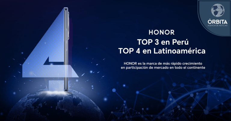 HONOR, marca de más rápido crecimiento en la región: Top 3 en Perú y Top 4 en Latinoamérica