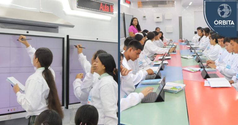 Minedu y Huawei llegan a la San Martin con el Aula Móvil
