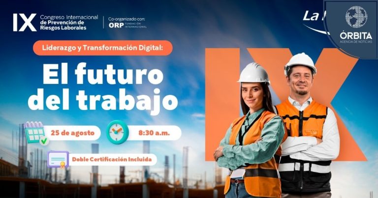 Más de 5 mil profesionales se reunirán en congreso internacional de prevención de riesgos laborales