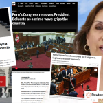 La prensa internacional reacciona ante la vacancia de Dina Boluarte y la asunción de José Jerí en el Perú
