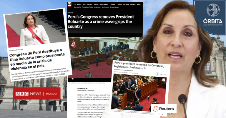La prensa internacional reacciona ante la vacancia de Dina Boluarte y la asunción de José Jerí en el Perú