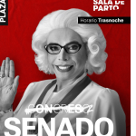Ernesto Pimentel se transforma en senadora del país y provoca un debate político pleno de humor crítico en la obra «Senado»